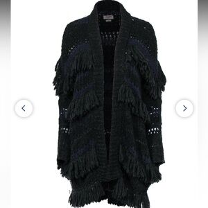 Zadig & Voltaire PIXY FRANGES DELUXE Cardigan Size Small